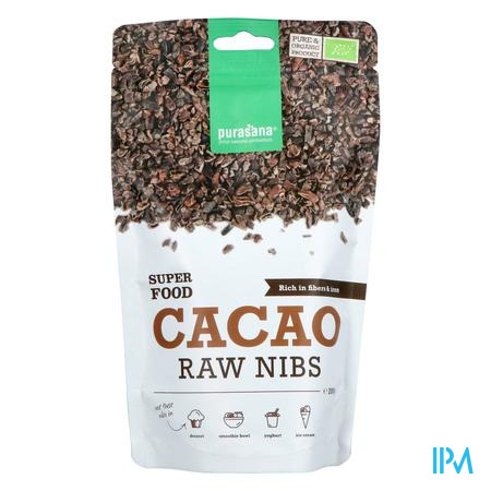 Purasana Vegan Cacao Beans 200g Be-bio-02