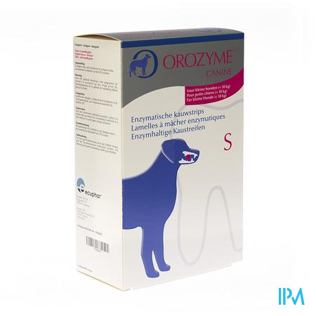 Orozyme Canine S Kauwstrips Enzym.hond <10kg 224g