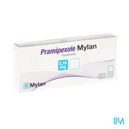 Pramipexole Viatris 0,18mg Tabl 30