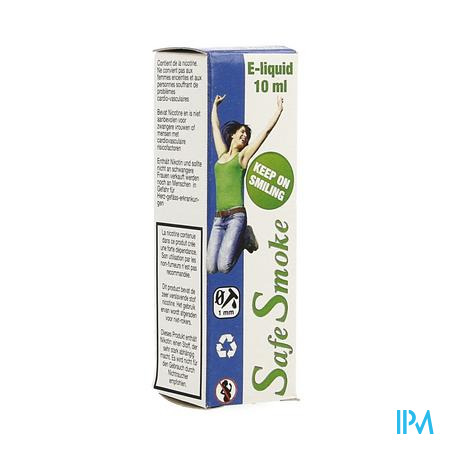 Safe Smoke E-liquid 9mg/ml Nicotine Mint 10ml