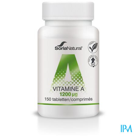 Soria Vitamine A 1,2mg Tabl 150