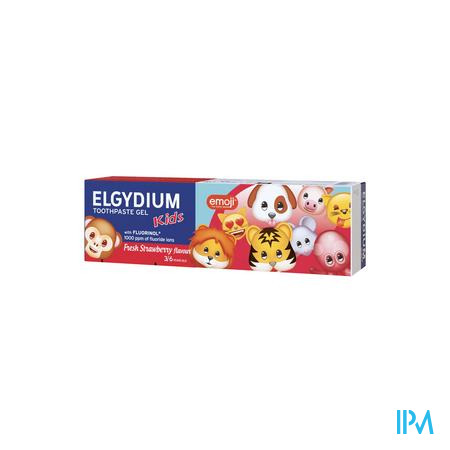 Elgydium Tandpasta Kids Emoji Frisse Aardbei 50ml