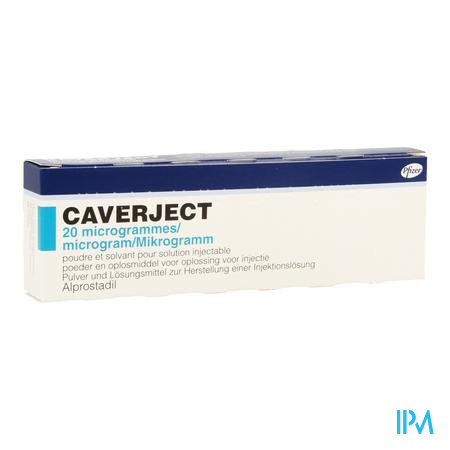 Caverject Pulv Lyoph 1x20ug Ser Inj