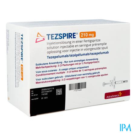 Tezspire 210mg Opl Inj Voorgev. Spuit Fl 3x1,91ml