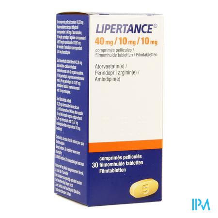 Lipertance 40mg/10mg/10mg Filmomh Tabl 30