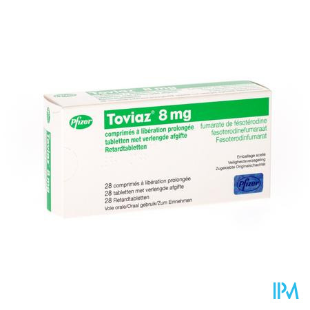 Toviaz 8mg Comp Verlengde Afgifte 28 X 8mg