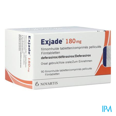 Exjade 180mg Filmomh Tabl 90 X 180mg