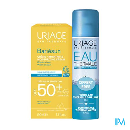 Uriage Bariesun Cr Ip50+ 50ml&water Therm.50ml Nf