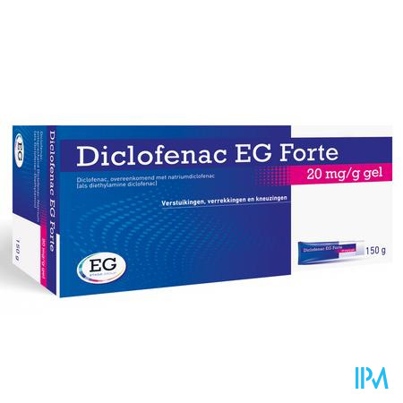 Diclofenac EG Forte 20Mg/G Gel Tube 150G