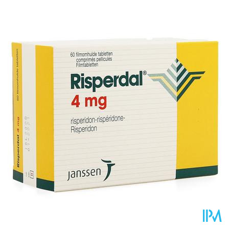 Risperdal Comp Pell 60 X 4mg