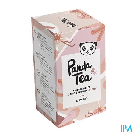 Panda Tea Coffret Latte Zakjes 20