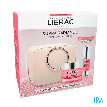 Lierac Koffertje Supra Radiance Cr50ml+ogen15ml+et