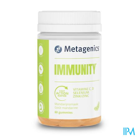 Immunity Mandarijn Gummies 60 Metagenics