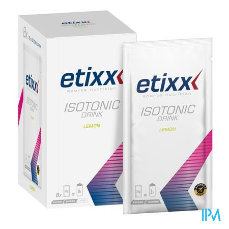 Etixx Isotonic Lemon Pdr 8x35g