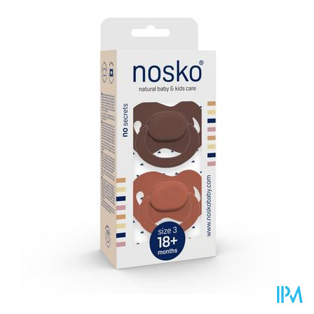 Nosko Sucette 18+ M Chocolate + Brick