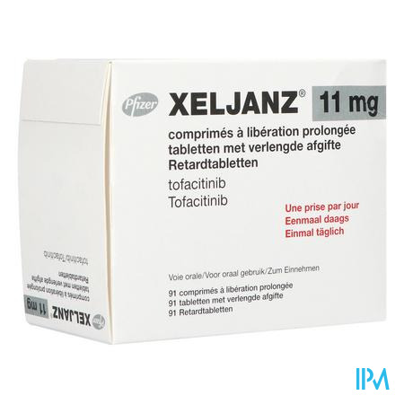 Xeljanz 11mg Verl.afgifte Tabl 91 X 11mg Blister