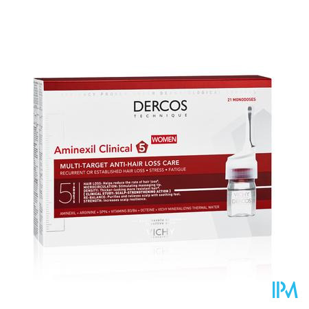 Vichy Dercos Aminexil Clinical 5 Women Amp 21x6ml