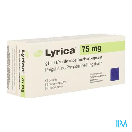 Lyrica 75mg Harde Caps 56 X 75mg