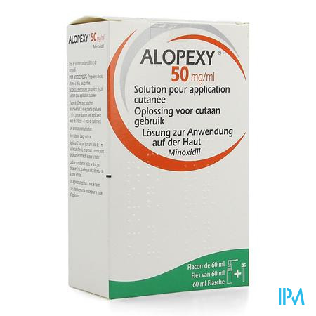 Alopexy 50mg/ml Opl Cutaan Gebruik Fl 1x60ml