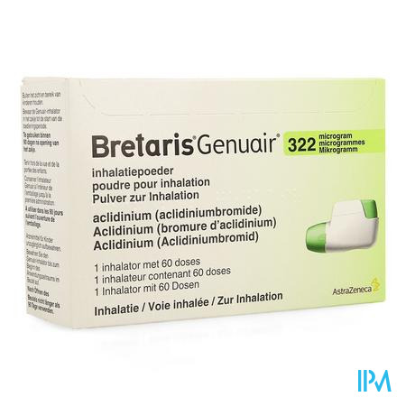 Bretaris Genuair 322mcg Inhal Poeder 1x60 Doses