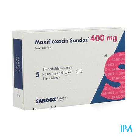 Moxifloxacin Sandoz 400mg Filmomh Tabl 5