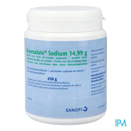 Kayexalate Natrium Pulv 1 X 450g
