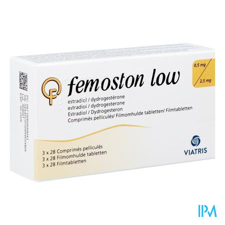 Femoston Low 0,5mg/2,5mg Orifarm Comp Pell 84 Pip