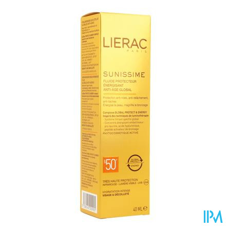 Lierac Sunissime Fluide Gelaat Ip50 Bescherm. 40ml