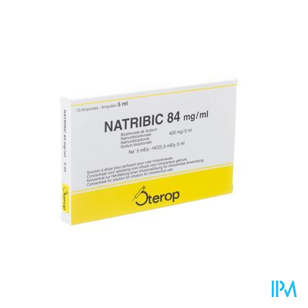 Natribic 84mg/ml 5ml Sol Inj 10