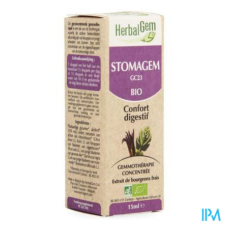 Herbalgem Stomagem Spijsverteringcomfort Cplx 15ml