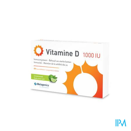 Vitamine D 1000iu Metagenics Comp 84