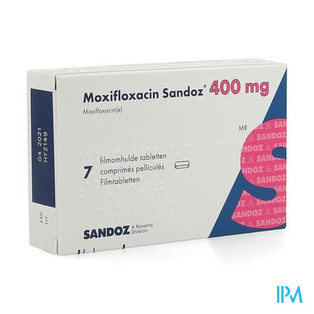 Moxifloxacin Sandoz 400mg Filmomh Tabl 7