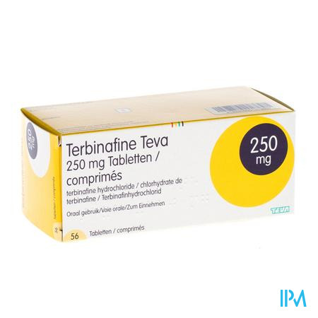 Terbinafine Teva Comp 56 X 250mg