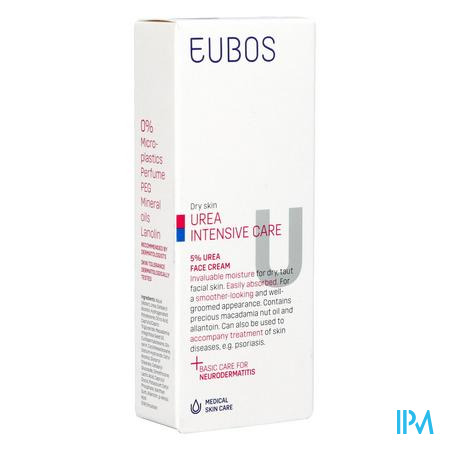 Eubos Urea 5% Gezichtscreme Tube 50ml