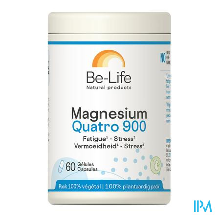 Magnesium Quatro 900 Be Life Pot Caps 60