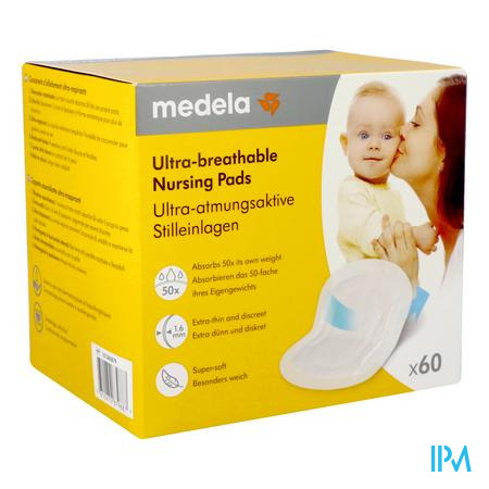 Medela Coussinets Allaitement Ultra Respirants 60