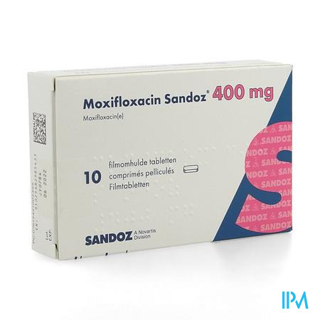 Moxifloxacin Sandoz 400mg Filmomh Tabl 10