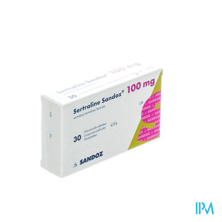 Sertraline Sandoz Comp 30 X 100mg