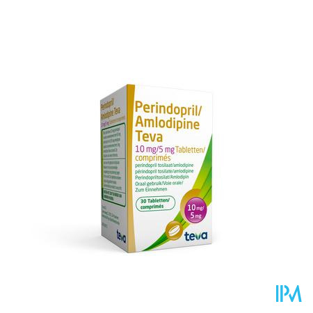 Perindopril Amlodipine Teva 10mg/ 5mg Comp 30