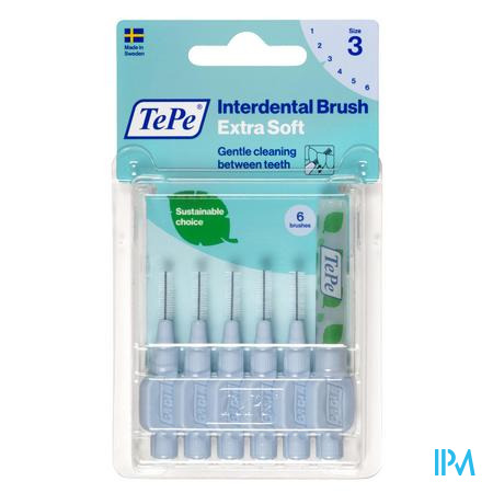 Tepe Interdental Brush 0,60mm Lichtblauw X-soft 6