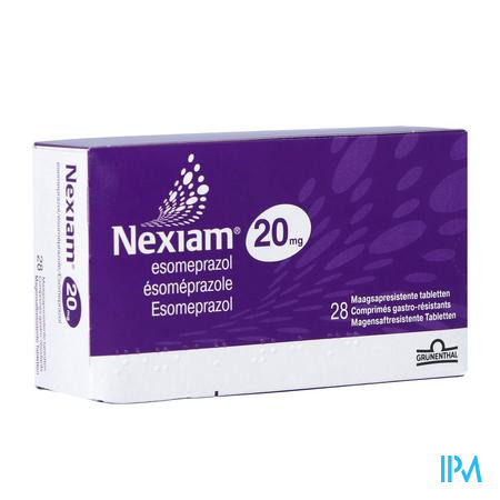 Nexiam 20mg Comp 28 X 20mg