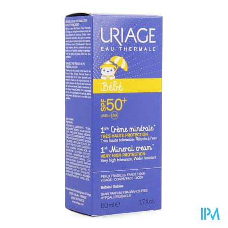 Uriage 1ere Creme Minerale Ip50+ 50ml