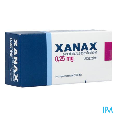 Xanax 0,25mg Pi Pharma Tabl 50 Pip