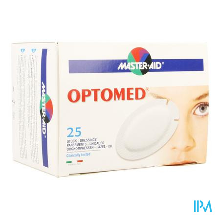 Optomed Cp Oculaire Adh S/latex 96x66mm 25 70119