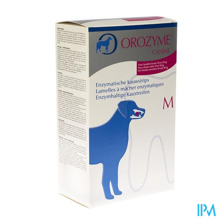 Orozyme Canine M Kauwstrip Enzym.hond 10-30kg 141g
