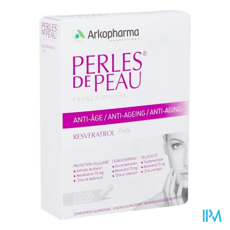 Perles De Peau A/age Resveratrol Caps 30