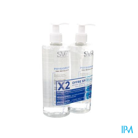 Svr Physiopure Eau Micellaire Duo Fl 2x400ml