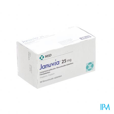 Januvia 25mg Filmomh Tabl 98 X 25mg