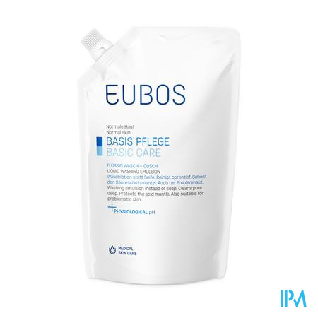 Eubos Savon Liquid Bleu N/parf Refill 400ml