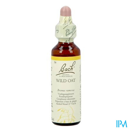 Bach Flower Remedie 36 Wild Oat 20ml